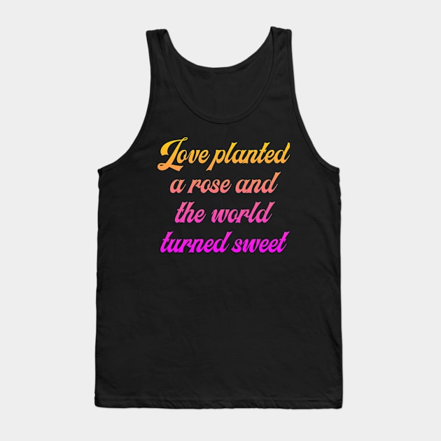 Valentines day Tank Top by Dexter